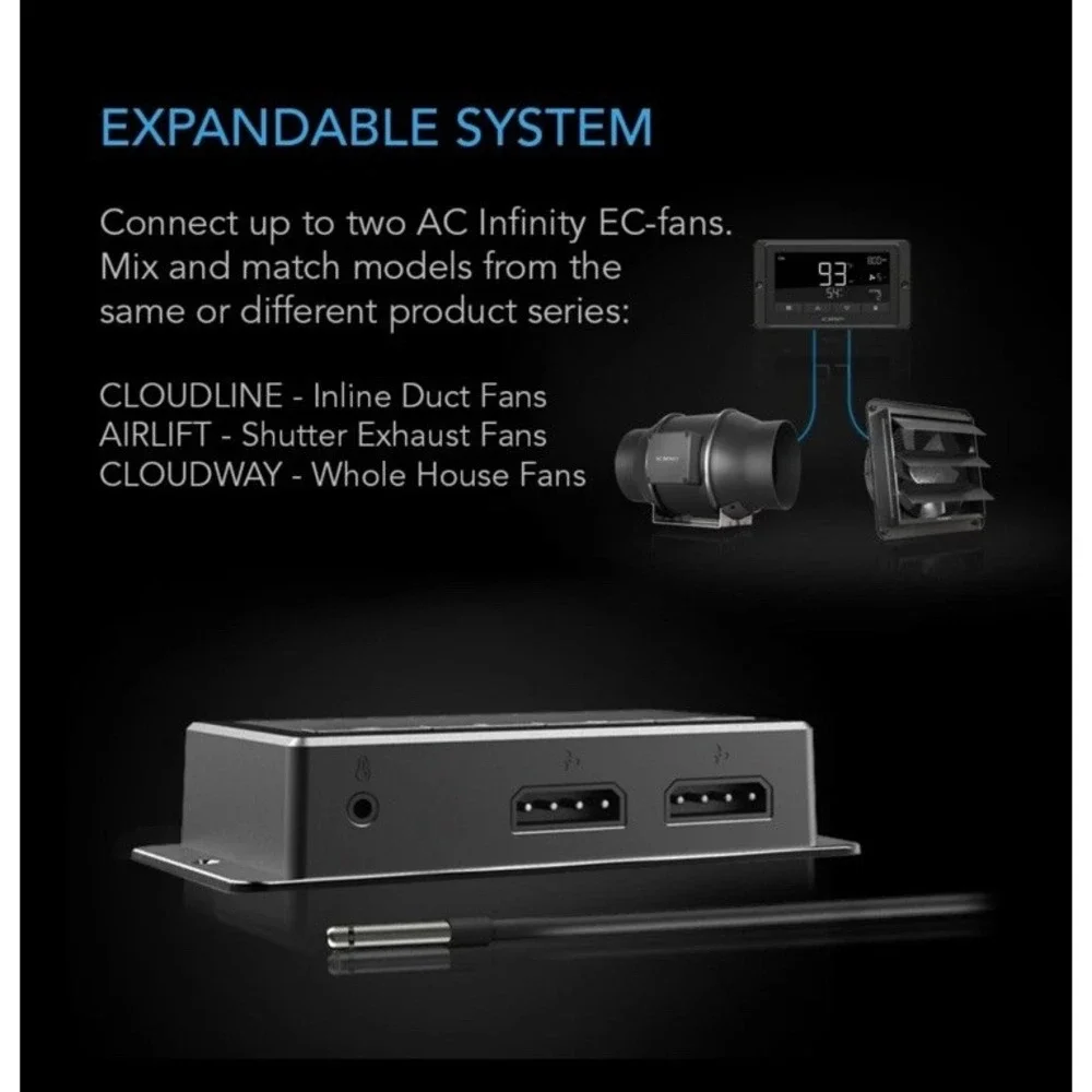 CONTROLLER 67, Temperature and Humidity Bluetooth Fan Controller with‎ Timers